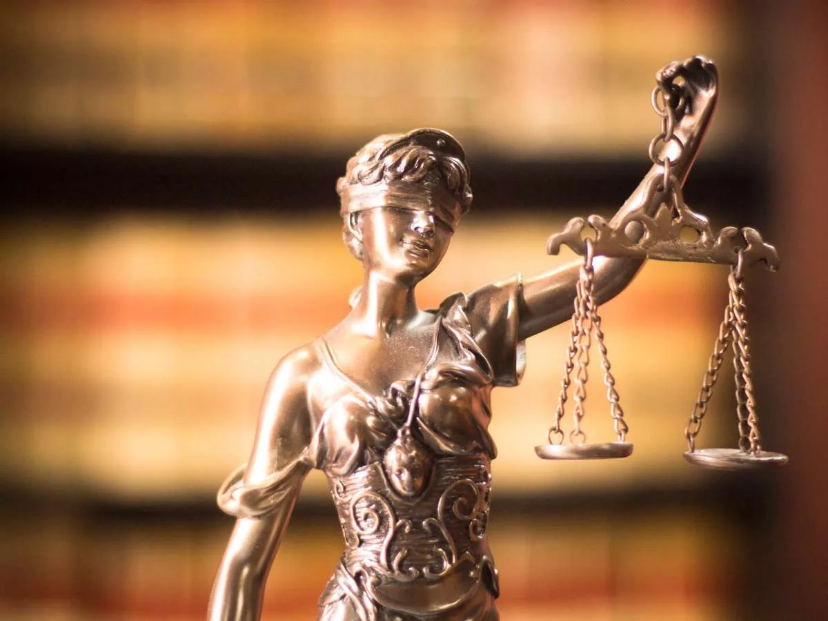 Lady Justice statue representing legal protection